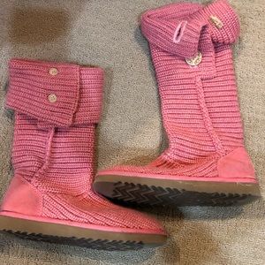 Knit uggs - worn once
